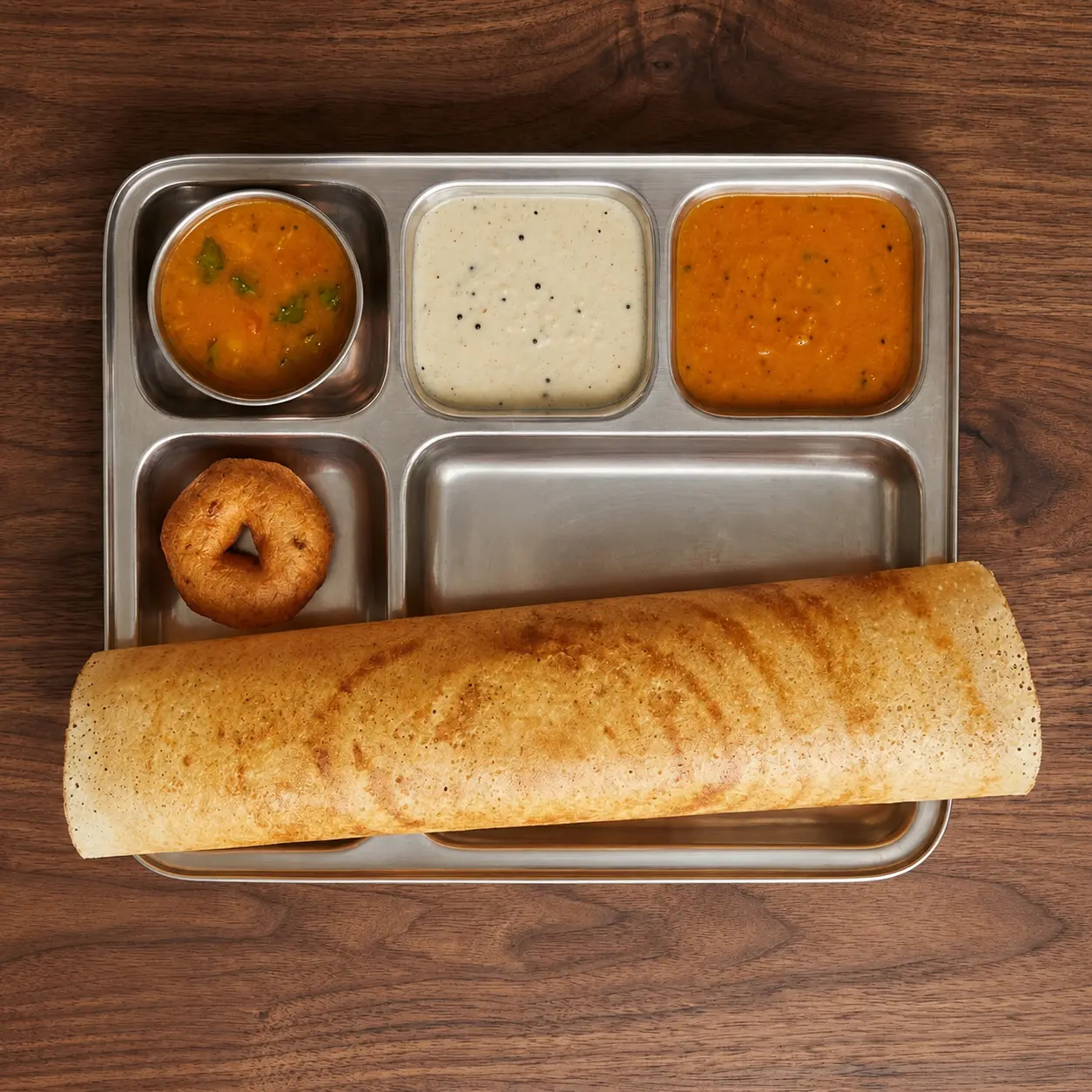 Masala Dosa - Signature South Indian dish at Dosa Dream Calgary